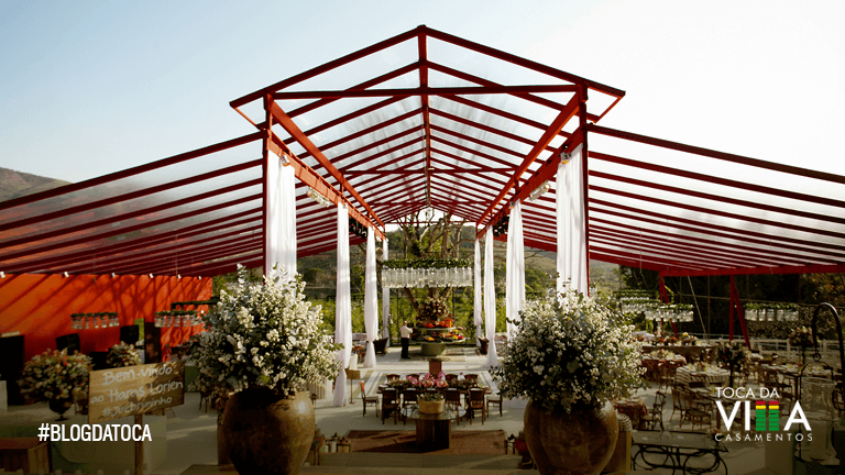 Casamento ao ar livre