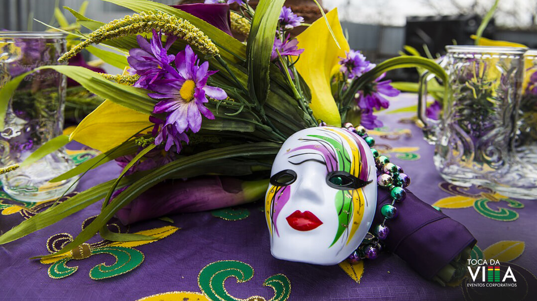 Acessórios mudam a aparência do evento