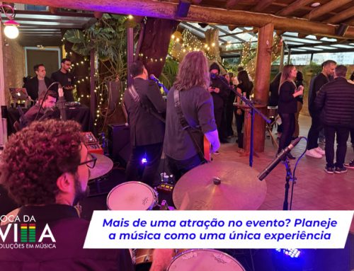 Mais de uma atração no evento? Planeje a música como uma única experiência