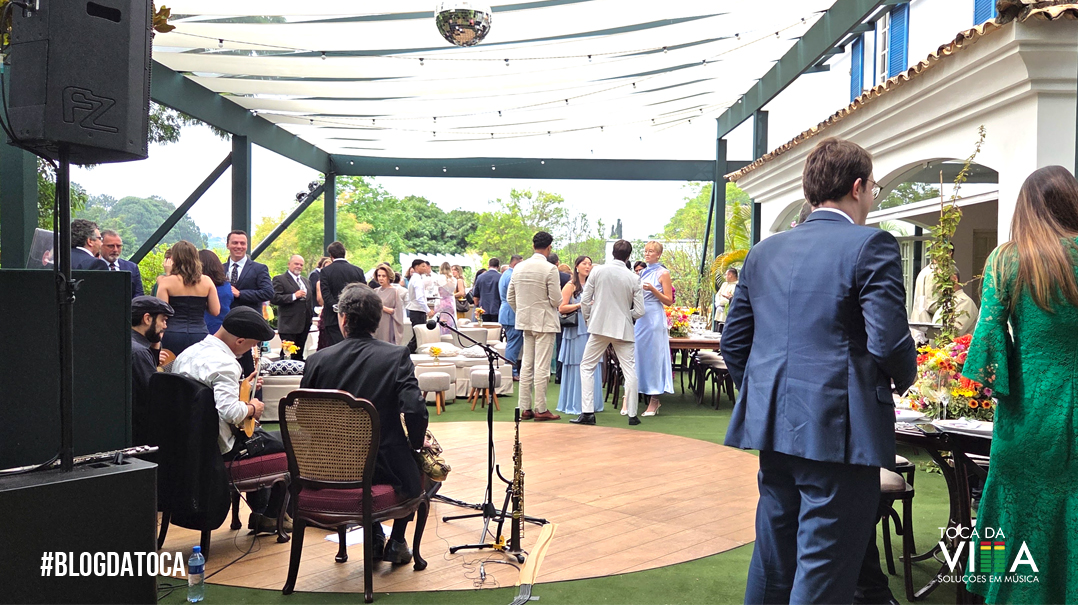 Banda para festas de alto padrão com curadoria musical da Toca da Villa