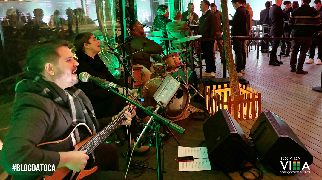 Banda para evento em ambiente sofisticado com produção musical integrada